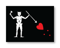 House of Swank Clothing - Blackbeard Flag Sticker