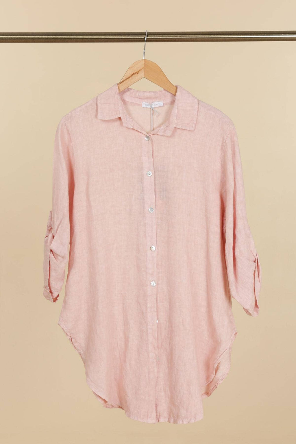 la maison des fibres naturelles - 100% linen shirt 620159