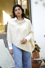 Dolma - Cashmere Poncho Oatmeal 