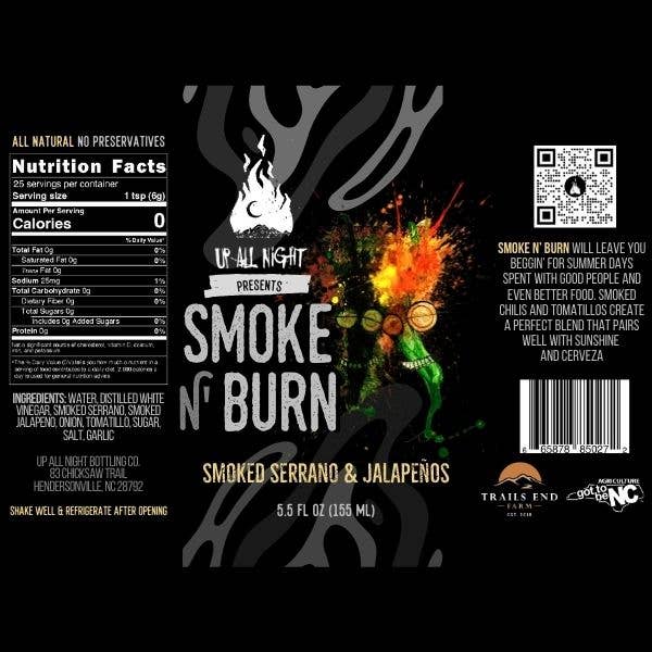 Up All Night Bottling Co. - Smoke and Burn
