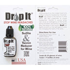 WineRX - Drop It Wine Drops - Sulfite and Tannin Reducer