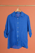 la maison des fibres naturelles - 620090u 100% linen shirt made in Italy