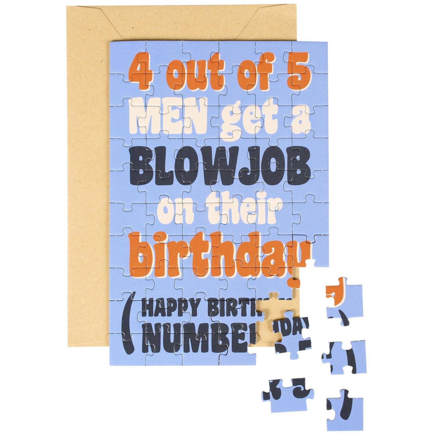 Questionables - Number Five Puzzle Card