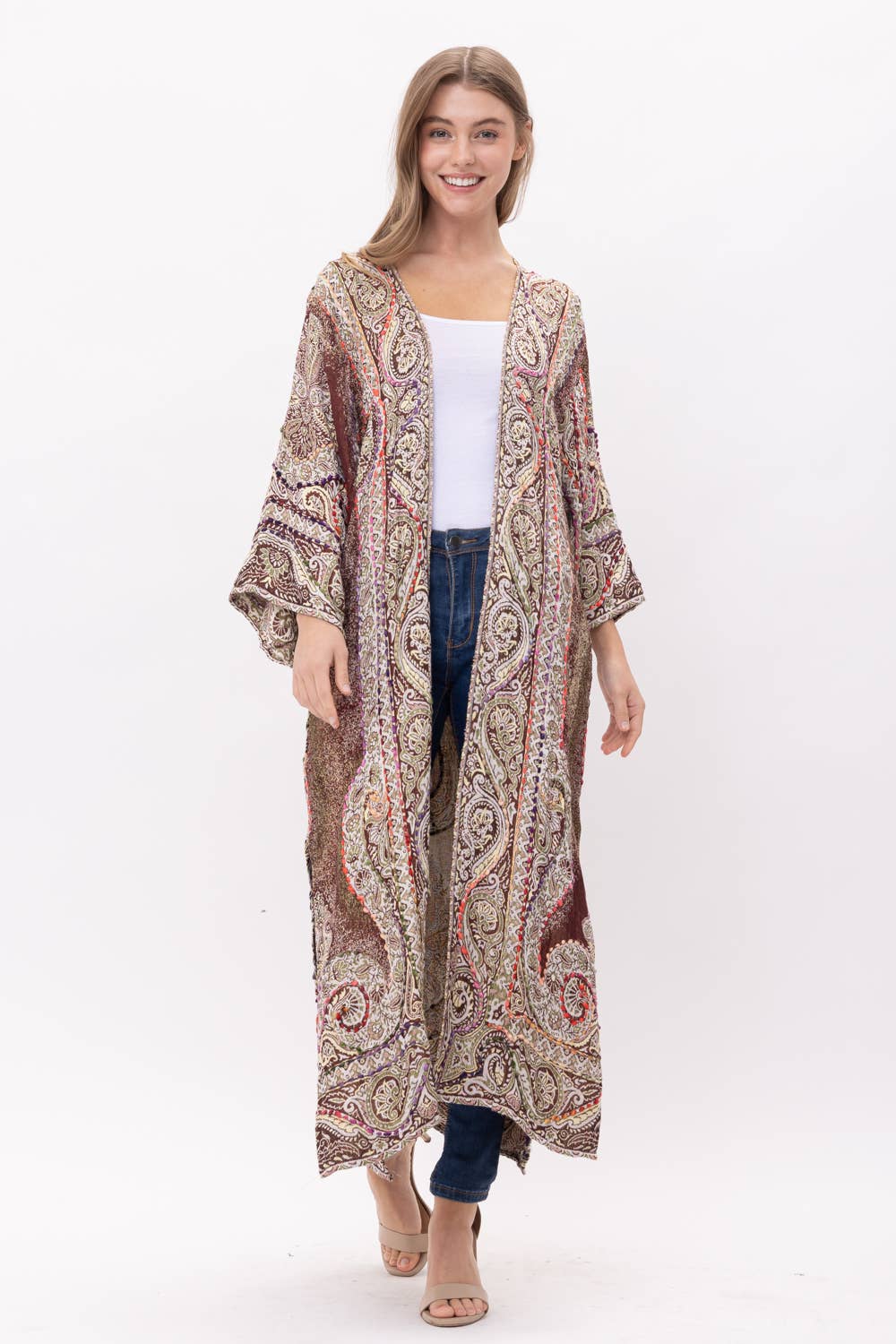 Raj Trading & Imports (USA) Inc. - Hafzah Thick Stitch Duster